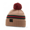 100% acryl klassieke gestreepte beanie